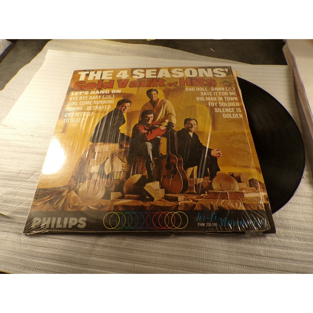 The 4 Seasons Gold Vault of Hits Vinyl LP Philips PHM 200-196 Mono Frankie Valli